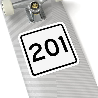 CR 201 jct OH (Ohio) (Road Sign) STICKER Vinyl Kiss-Cut Decal - The Sticker Space