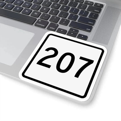 CR 207 jct OH (Ohio) (Road Sign) STICKER Vinyl Kiss-Cut Decal - The Sticker Space