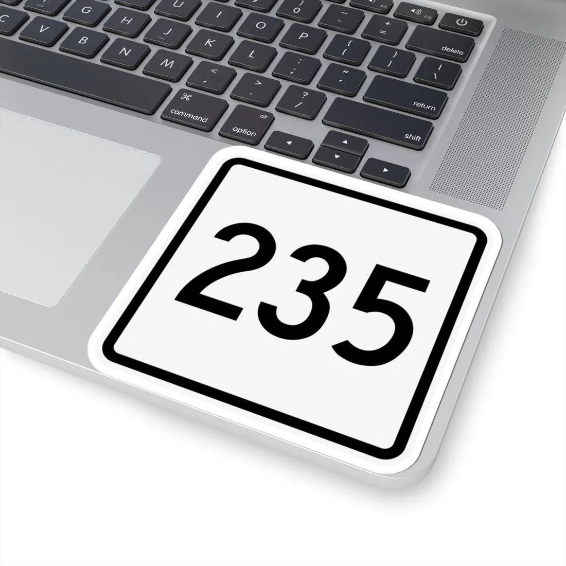 CR 235 jct OH (Ohio) (Road Sign) STICKER Vinyl Kiss-Cut Decal - The Sticker Space