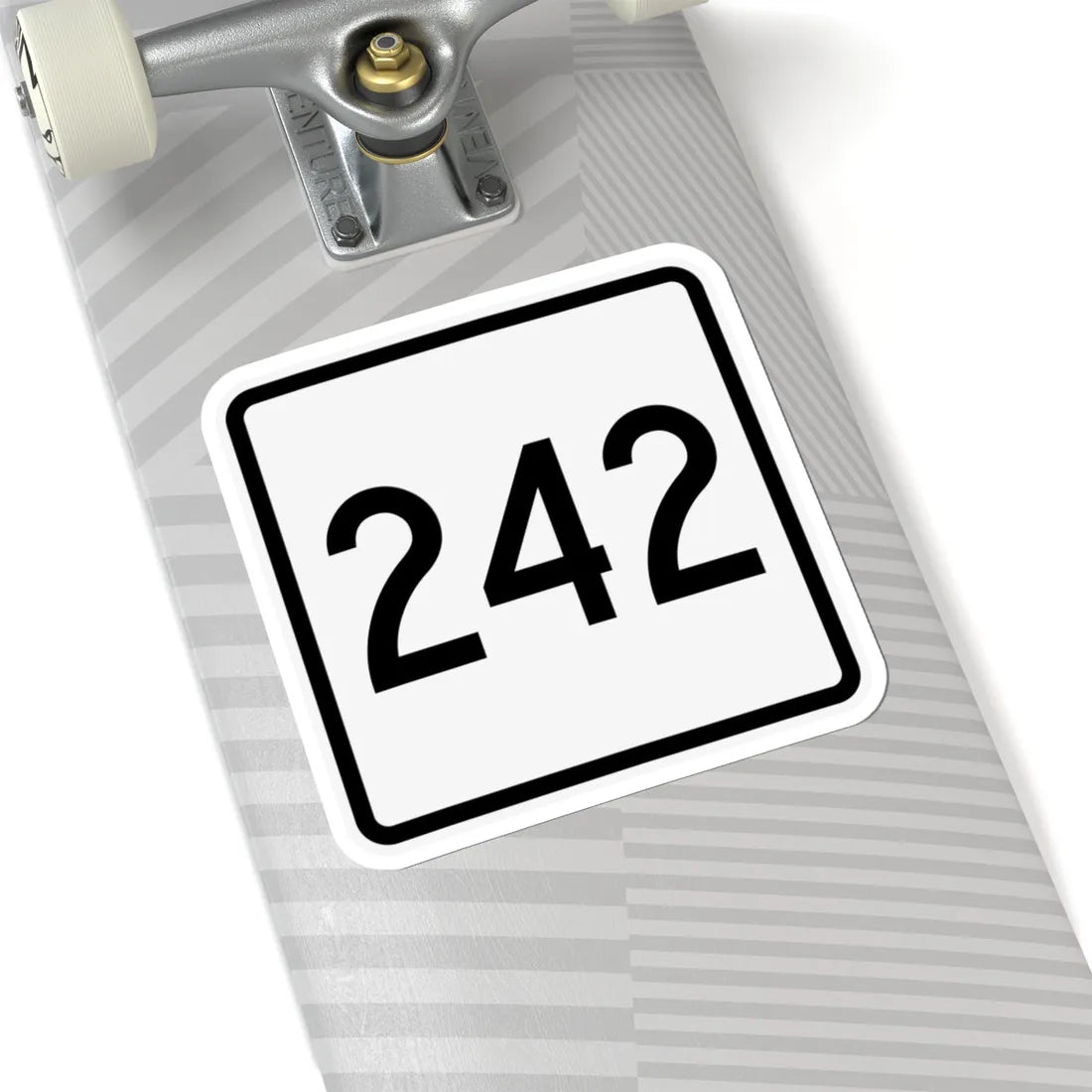 CR 242 jct OH (Ohio) (Road Sign) STICKER Vinyl Kiss-Cut Decal - The Sticker Space