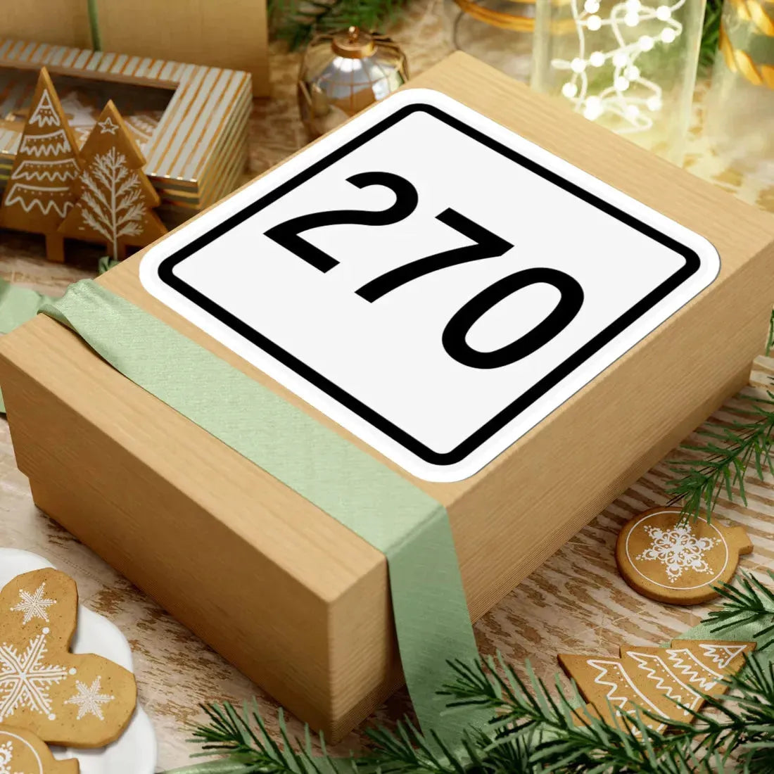 CR 270 jct OH (Ohio) (Road Sign) STICKER Vinyl Kiss-Cut Decal - The Sticker Space