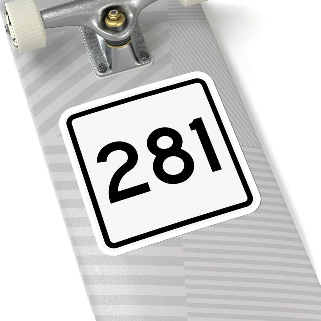 CR 281 jct OH (Ohio) (Road Sign) STICKER Vinyl Kiss-Cut Decal - The Sticker Space