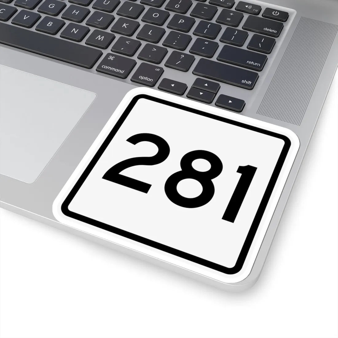 CR 281 jct OH (Ohio) (Road Sign) STICKER Vinyl Kiss-Cut Decal - The Sticker Space