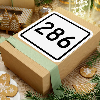 CR 286 jct OH (Ohio) (Road Sign) STICKER Vinyl Kiss-Cut Decal - The Sticker Space