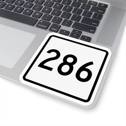 CR 286 jct OH (Ohio) (Road Sign) STICKER Vinyl Kiss-Cut Decal - The Sticker Space