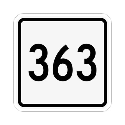 CR 363 jct OH (Ohio) (Road Sign) STICKER Vinyl Kiss-Cut Decal 6 Inch White - The Sticker Space