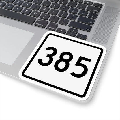 CR 385 jct OH (Ohio) (Road Sign) STICKER Vinyl Kiss-Cut Decal - The Sticker Space