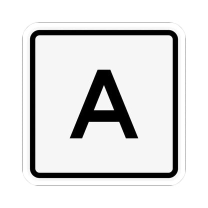 CR A jct OH (Ohio) (Road Sign) STICKER Vinyl Kiss-Cut Decal - The Sticker Space