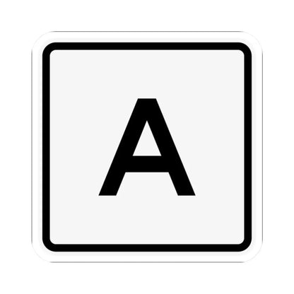 CR A jct OH (Ohio) (Road Sign) STICKER Vinyl Kiss-Cut Decal - The Sticker Space