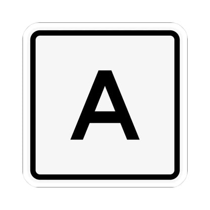 CR A jct OH (Ohio) (Road Sign) STICKER Vinyl Kiss-Cut Decal - The Sticker Space