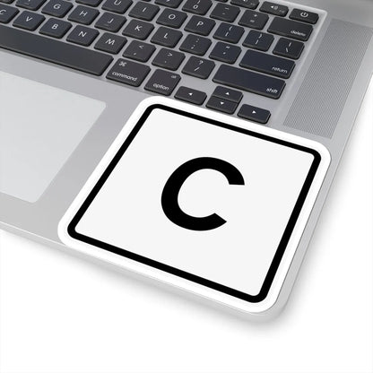 CR C jct OH (Ohio) (Road Sign) STICKER Vinyl Kiss-Cut Decal - The Sticker Space