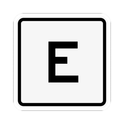 CR E jct OH (Ohio) (Road Sign) STICKER Vinyl Kiss-Cut Decal 2 Inch White - The Sticker Space