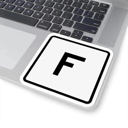 CR F jct OH (Ohio) (Road Sign) STICKER Vinyl Kiss-Cut Decal - The Sticker Space