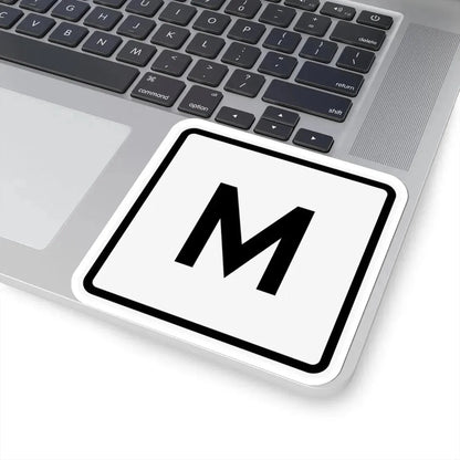 CR M jct OH (Ohio) (Road Sign) STICKER Vinyl Kiss-Cut Decal - The Sticker Space