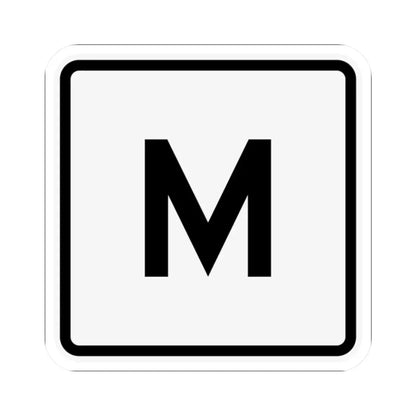 CR M jct OH (Ohio) (Road Sign) STICKER Vinyl Kiss-Cut Decal - The Sticker Space