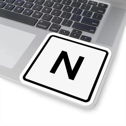 CR N jct OH (Ohio) (Road Sign) STICKER Vinyl Kiss-Cut Decal - The Sticker Space