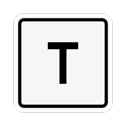 CR T jct OH (Ohio) (Road Sign) STICKER Vinyl Kiss-Cut Decal - The Sticker Space