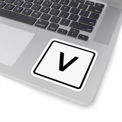 CR V jct OH (Ohio) (Road Sign) STICKER Vinyl Kiss-Cut Decal - The Sticker Space