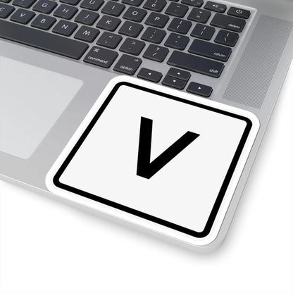 CR V jct OH (Ohio) (Road Sign) STICKER Vinyl Kiss-Cut Decal - The Sticker Space