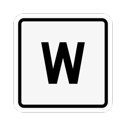 CR W jct OH (Ohio) (Road Sign) STICKER Vinyl Kiss-Cut Decal - The Sticker Space