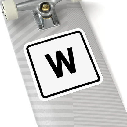 CR W jct OH (Ohio) (Road Sign) STICKER Vinyl Kiss-Cut Decal - The Sticker Space