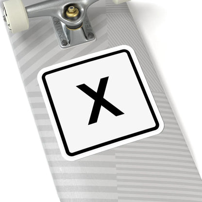 CR X jct OH (Ohio) (Road Sign) STICKER Vinyl Kiss-Cut Decal - The Sticker Space