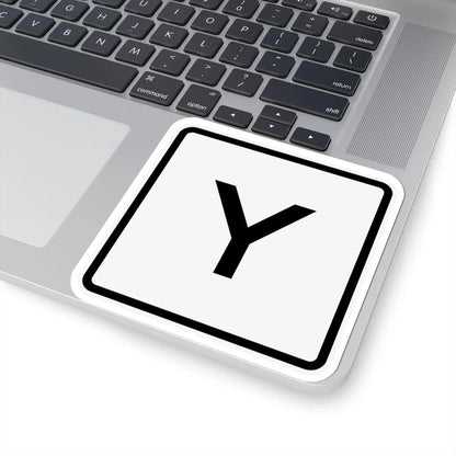 CR Y jct OH (Ohio) (Road Sign) STICKER Vinyl Kiss-Cut Decal - The Sticker Space