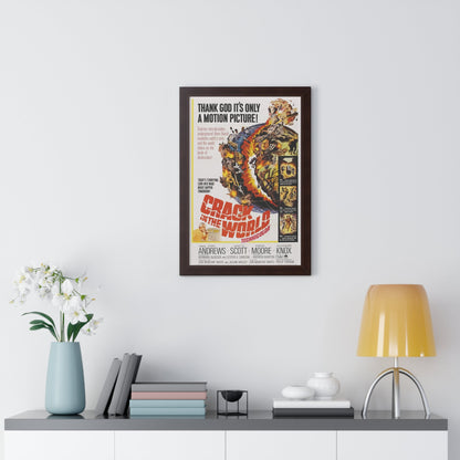 CRACK IN THE WORLD 1960 - Framed Movie Poster-The Sticker Space