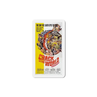 Crack in the World 1965 Movie Poster Refrigerator Magnet 6 Inch - The Sticker Space