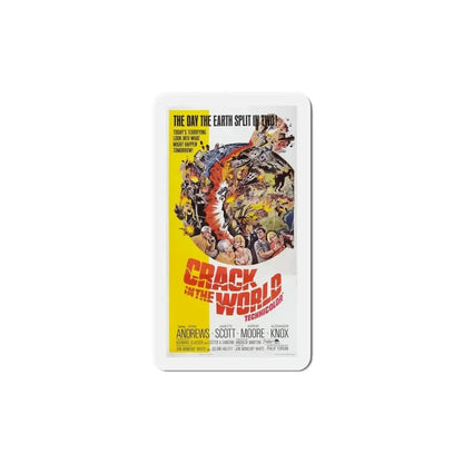 Crack in the World 1965 Movie Poster Refrigerator Magnet - The Sticker Space