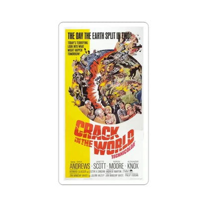 Crack in the World 1965 Movie Poster STICKER Vinyl Die-Cut Decal 2 Inch - The Sticker Space