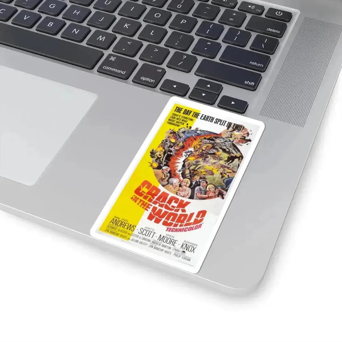 Crack in the World 1965 Movie Poster - STICKER Vinyl Kiss-Cut Decal - The Sticker Space