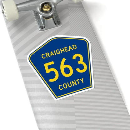 Craighead County Route 563 AR (Arkansas) (Road Sign) STICKER Vinyl Kiss-Cut Decal - The Sticker Space