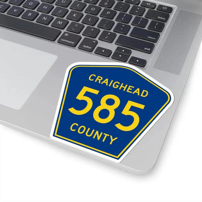 Craighead County Route 585 AR (Arkansas) (Road Sign) STICKER Vinyl Kiss-Cut Decal - The Sticker Space