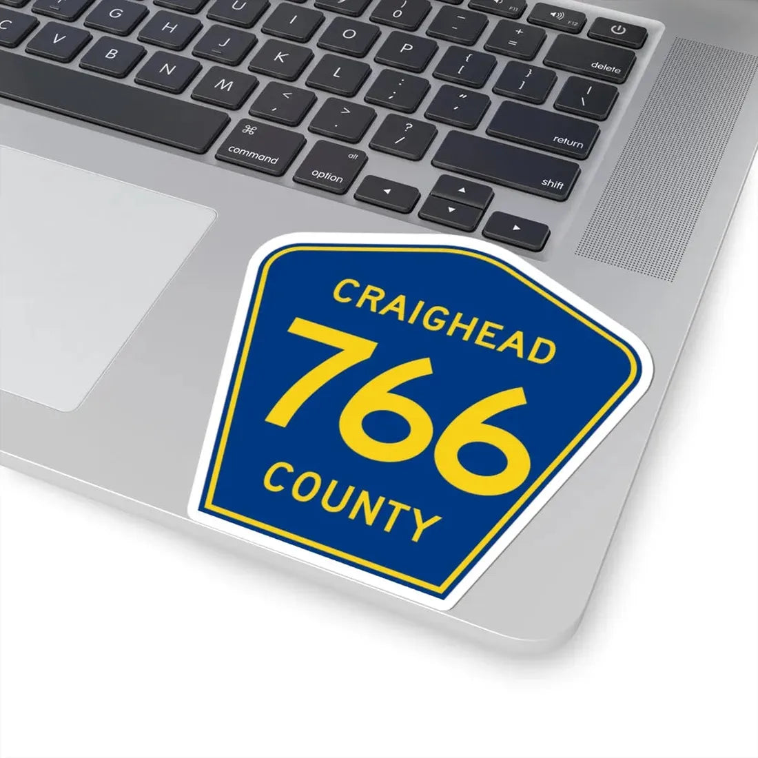 Craighead County Route 766 AR (Arkansas) (Road Sign) STICKER Vinyl Kiss-Cut Decal - The Sticker Space