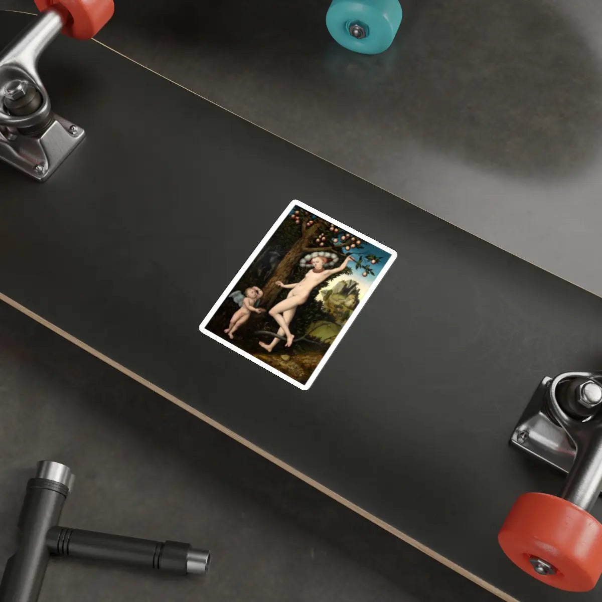SKU:27875568453947113705 Sticker types:White Shape:Die-Cut Sizes:4" × 4"