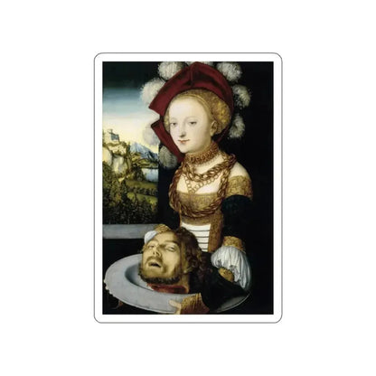 CRANACH, Lucas the Elder - Salome (Artwork) STICKER Vinyl Die-Cut Decal - The Sticker Space