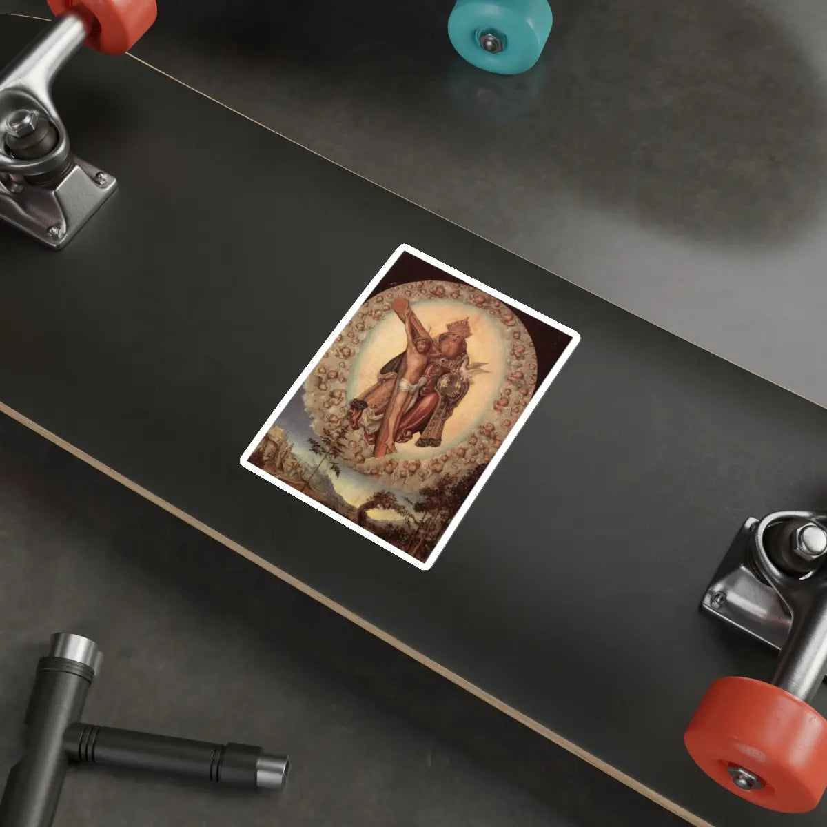 SKU:82779061297255356753 Sticker types:White Shape:Die-Cut Sizes:5" × 5"