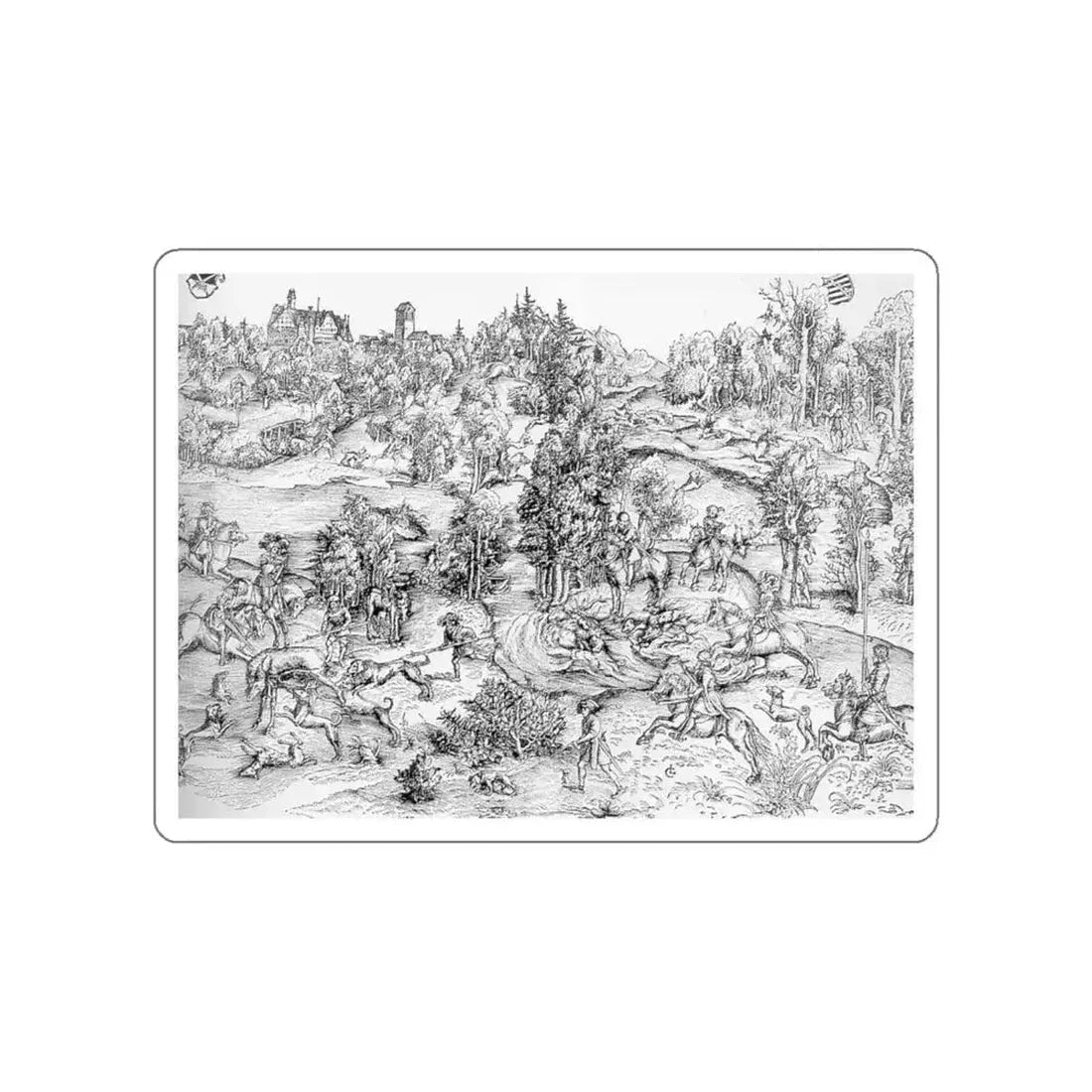 CRANACH, Lucas the Younger - 3 (Artwork) STICKER Vinyl Die-Cut Decal - The Sticker Space