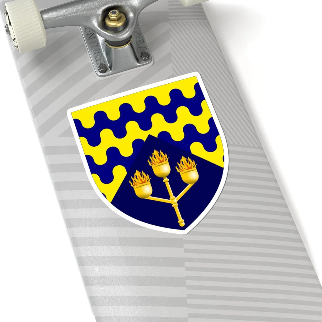 Cranfield University arms (United Kingdom) (Coat of Arms) STICKER Vinyl Kiss-Cut Decal - The Sticker Space