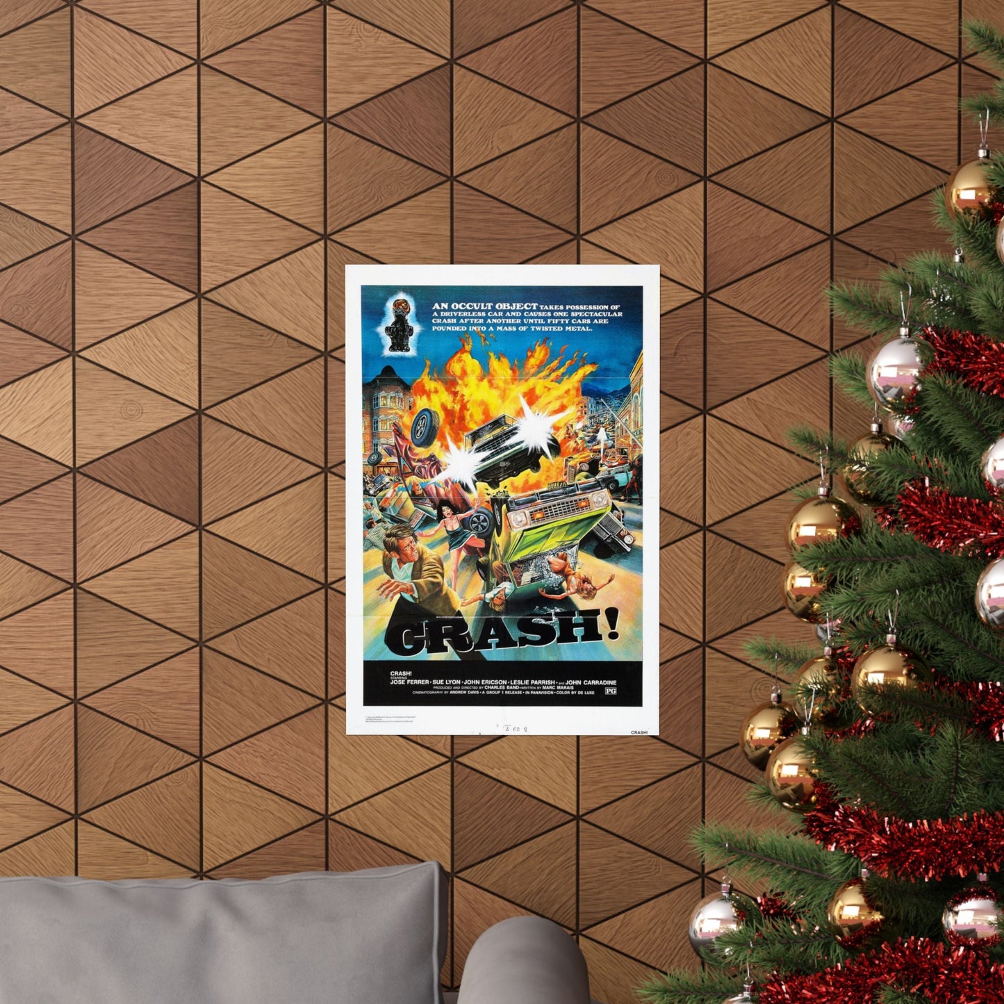 CRASH 1977 - Paper Movie Poster-The Sticker Space