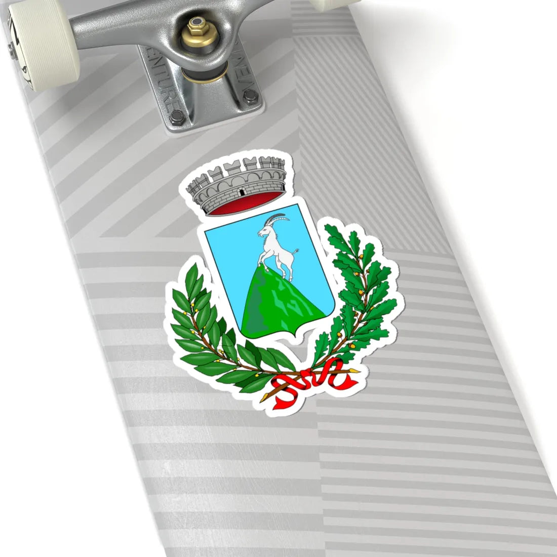 Cravanzana-Stemma (Italy) (Coat of Arms) STICKER Vinyl Kiss-Cut Decal - The Sticker Space