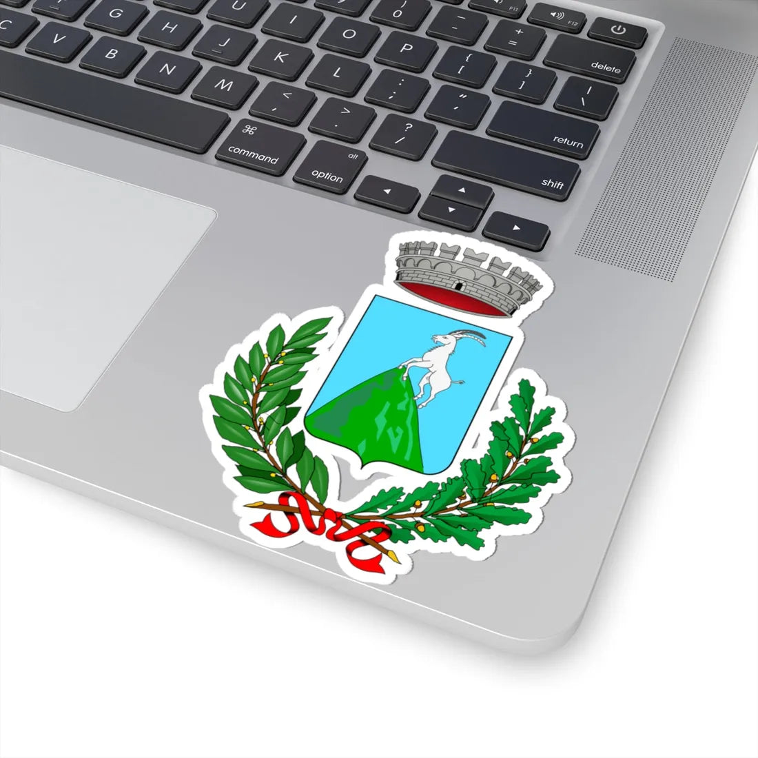 Cravanzana-Stemma (Italy) (Coat of Arms) STICKER Vinyl Kiss-Cut Decal - The Sticker Space