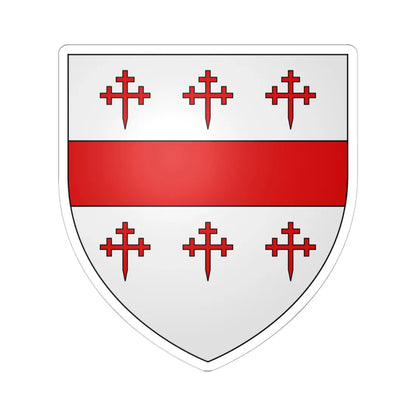 Craven arms (England) (Coat of Arms) STICKER Vinyl Kiss-Cut Decal 6 Inch White - The Sticker Space