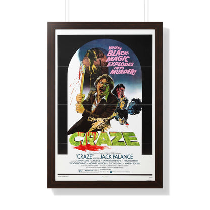 CRAZE 1974 - Framed Movie Poster-20" x 30"-The Sticker Space