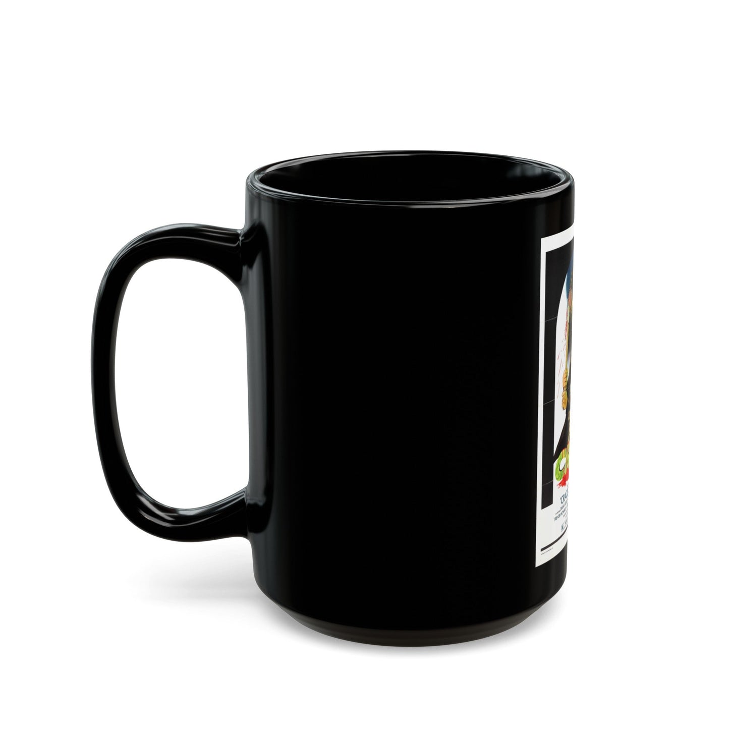 CRAZE 1974 Movie Poster - Black Coffee Mug-The Sticker Space