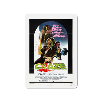 CRAZE 1974 Movie Poster - Die-Cut Magnet-3" x 3"-The Sticker Space