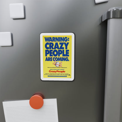 Crazy People 1990 Movie Poster Die-Cut Magnet-The Sticker Space