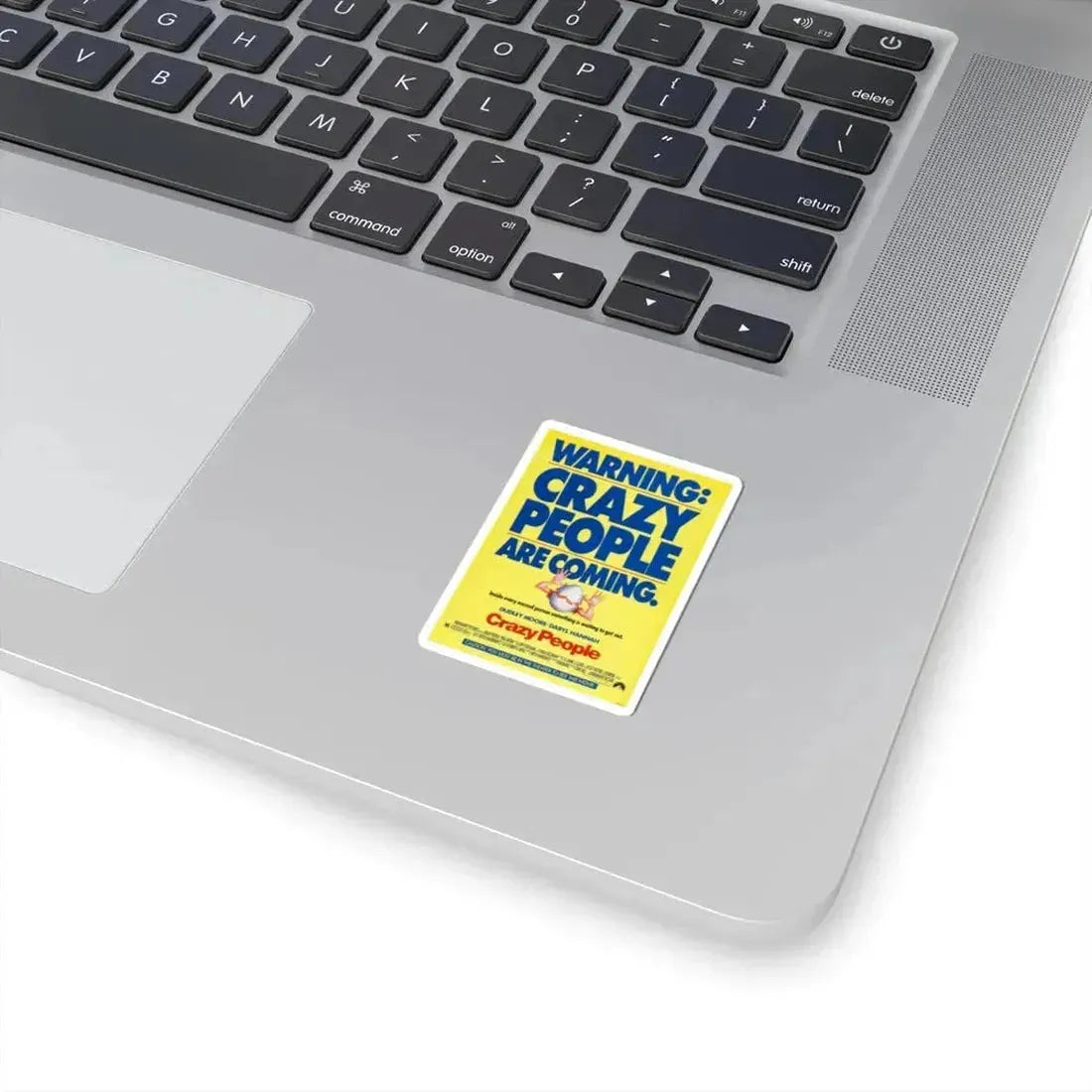 Crazy People 1990 Movie Poster - STICKER Vinyl Kiss-Cut Decal - The Sticker Space