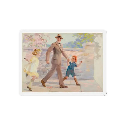 Cream of Wheat advertising illustration, 1925 (Magazine Illustration) Refrigerator Magnet - The Sticker Space